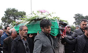 پیکر جانباز «داریوش فاضلی» در گلزار شهدای تهران آرام گرفت