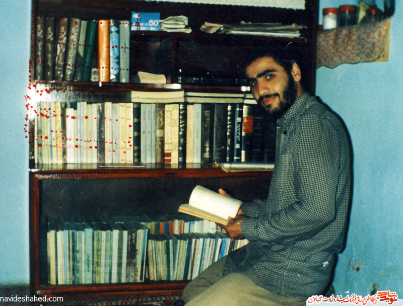 عکس جذاب از کتابخانه شهید سید رحمت حسینی