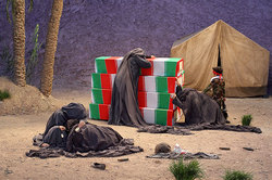 آئین استقبال و تشییع ۴ شهید گمنام دفاع مقدس در بوشهر