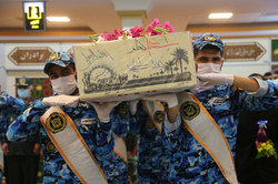 گزارش تصویری|استقبال از ۴ شهید گمنام دفاع مقدس در بوشهر