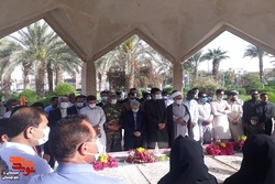 مراسم روز بزرگداشت شهدا در ایرانشهر