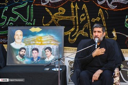 اقامه عزای حسینی در جوار منزل سه شهید &laquo;جعفری نیا&raquo; در قم