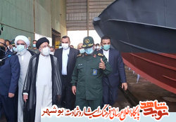 بازدید رئیس‌جمهور از موسسه دریایی شهید«محلاتی» نیروی دریایی سپاه
