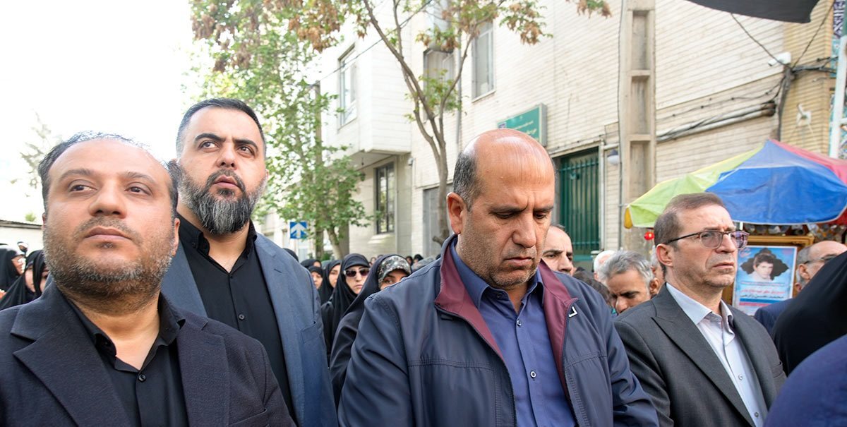 مراسم وداع با شهید تازه تفحص شده بعد از  ۴۲  سال دوری