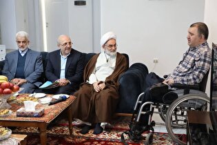 دیدار نماینده ولی‌فقیه در گیلان با جانبازان ۷۰...