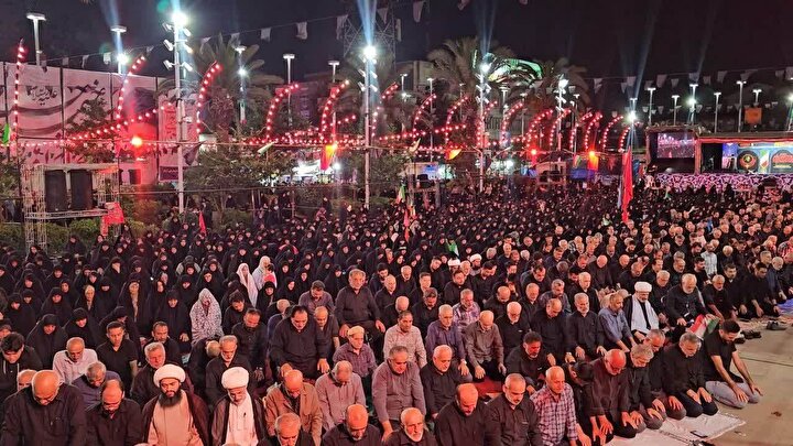 میدان شهدای ذهاب میعادگاه عاشقان شد