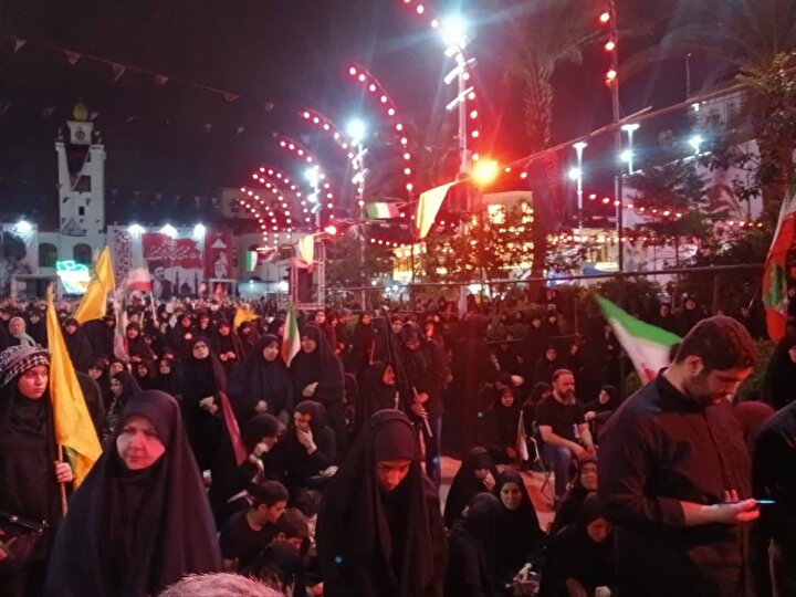 تصاویر دیدنی از قرار شبانه مردم رشت برای حمایت از ایران در جنگ رمضان‌‌‌‌‌‌‌‌‌‌‌‌