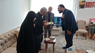 دیدار با خانواده شهید سیداسماعیل فرجودی