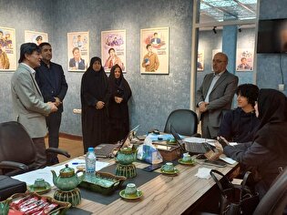 بازدید مدیرکل و معاون فرهنگی بنیاد شهید گیلان...